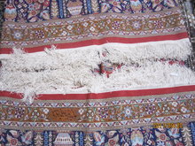 ペルシャ絨毯（クム産地のジャムシディ工房、シルク）