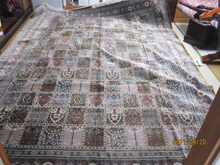 ペルシャ絨毯（クム産地、シルク）